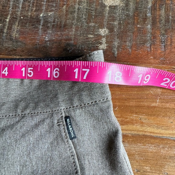 Billabong Submersibles Brown Hybrid Swim Shorts Size 34 - Picture 5 of 5